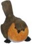 Merkloos Tuinbeeldje roodborstje vogeltje 11 cm Beeldjes - Thumbnail 1