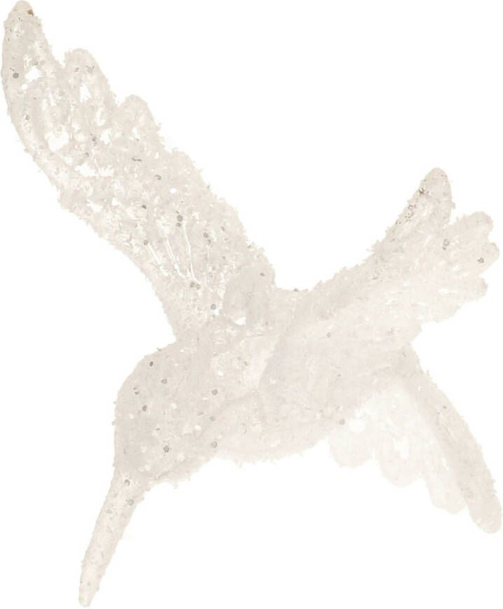 Merkloos Christmas Decoration Kersthanger vogel acryl 10 cm Kersthangers