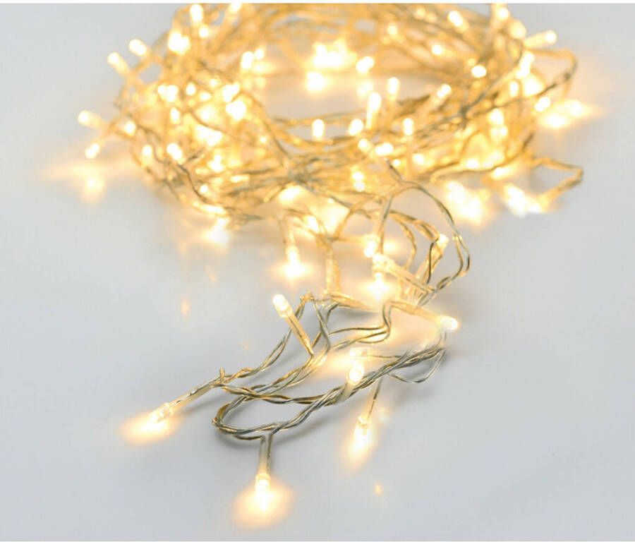 Merkloos Christmas Decoration lichtsnoeren warm wit -2x -2 m -24 leds- batterij Kerstverlichting kerstboom