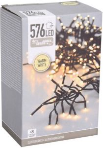 Merkloos Clusterverlichting warm wit buiten 576 lampjes 400 cm Kerstverlichting kerstboom