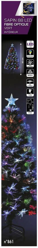 Merkloos Feeric lights and christmas fiber kerstboom H90 cm met licht Kunstkerstboom