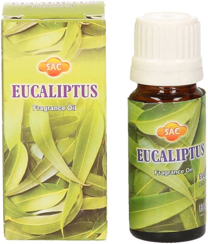 Merkloos Geur olie eucalyptus 10 ml flesje geurolie