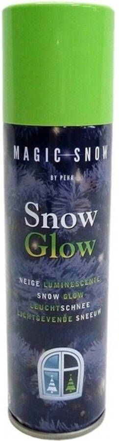 Merkloos Glow in the dark sneeuw spray 150 ml Decoratiesneeuw