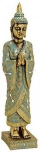 Merkloos Goud boeddha beeld staand 55 cm Beeldjes