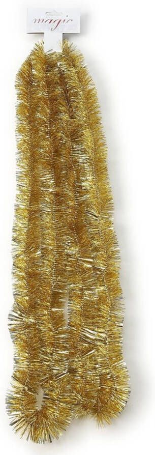 Merkloos Kerst lametta guirlande goud 270 cm kerstboom versiering decoratie Kerstslingers