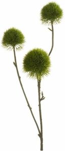Merkloos Kunstbloemen anjer takken 58 cm groen kunsttakken kunstplanten Kunstbloemen