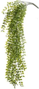 Merkloos Groene Ficus Kunstplant Hangende Tak 80 Cm Uv Bestendig Kunstplanten