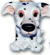 Merkloos Honden beeldje Dalmatier puppie 13 cm Beeldjes