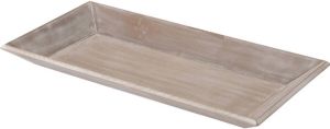 Merkloos Dienblad kaarsenbord rechthoekig L40 x B20 5 x H3 7 hout Kaarsenonderzetter Kaarsenplateaus