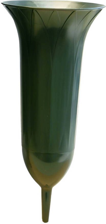 Merkloos Kerkhof groene grafvaas 26 cm Vazen