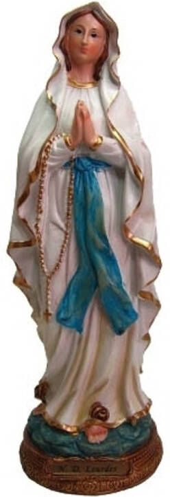 Merkloos Kerstbeeld Maria Lourdes 23 cm Kerstbeeldjes