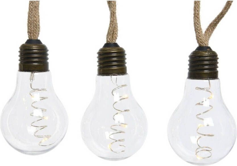 Merkloos Kerstverlichting LED peerlampen met decoratieve fitting 270 cm