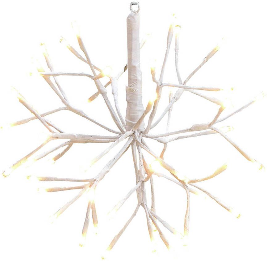 Merkloos Kerstverlichting lichtbol 40 cm verlichte figuren vuurwerk kerstverlichting figuur