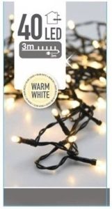 Merkloos Kerstverlichting Warm Witte Kerstlampjes 40 Lichtjes Kerstverlichting Kerstboom