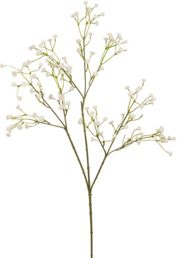 Merkloos Kunstbloemen Gipskruid Gypsophila takken gebroken wit 60 cm Kunstbloemen
