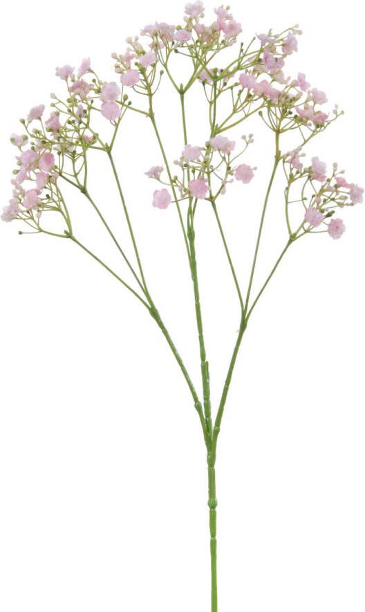 Merkloos Kunstbloemen Gipskruid Gypsophila takken roze 70 cm Kunstbloemen