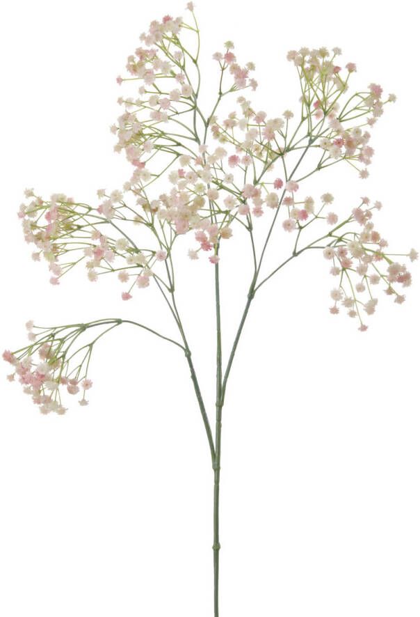 Merkloos Kunstbloemen Gipskruid Gypsophila takken roze 95 cm Kunstbloemen