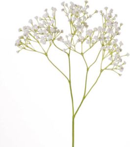 Merkloos Kunstbloemen Gipskruid Gypsophila takken wit 58 cm Kunstplanten en steelbloemen Kunstbloemen