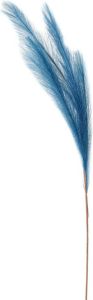 Merkloos Kunstgras rietgras takken losse steel pluimen pampasgras blauw 80 cm Kunsttakken