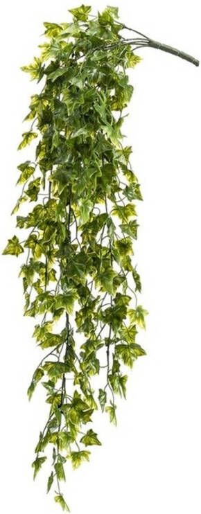Merkloos Kunstplant groene klimop hedera hangplant tak 75 cm UV bestendig Kunstplanten