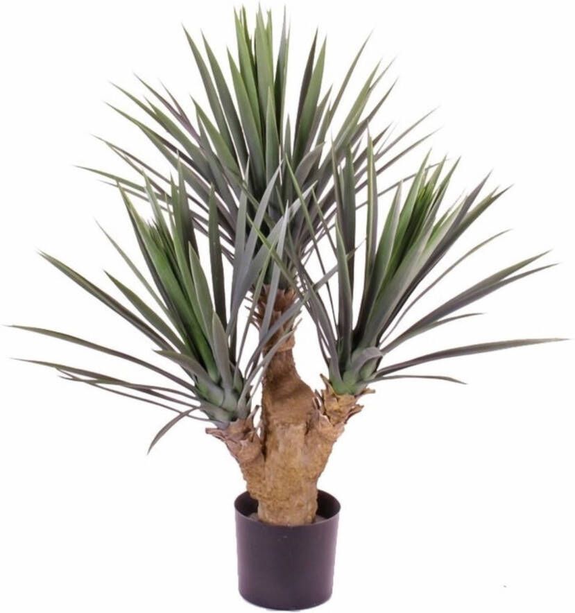 Merkloos Kunstplant Yucca leliepalm 90 cm voor buiten gebruik Kunstplanten