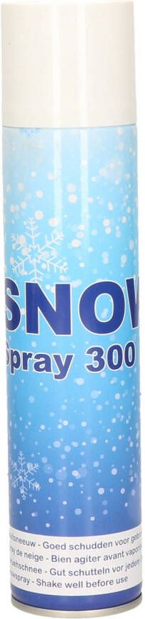 Merkloos Sneeuwspray spuitsneeuw bussen 300 ml niet brandbaar Decoratiesneeuw