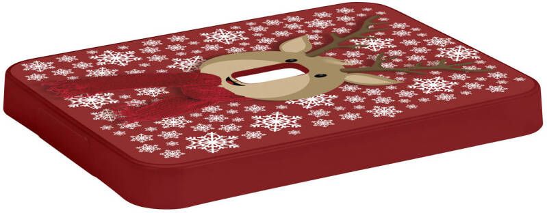 Merkloos Kunststof kerst deksel voor opberbox van 32 liter Kerstballen opbergboxen
