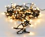 Merkloos Kerst LED-verlichting met timer op batterij warm wit buiten 96 lampjes 7 m Kerstboomverlichting - Thumbnail 2