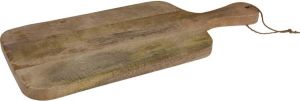 Merkloos Mango houten kaarsenplateau 50 cm Home deco Woondecoratie woonaccessoires Kaars planken plateaus van hout Kaarsenplateaus