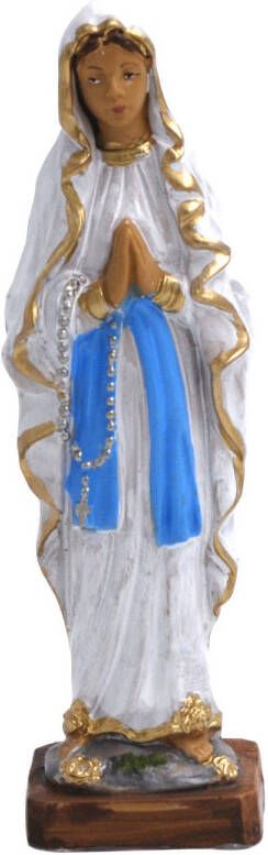 Merkloos Maria figuur kerstbeeldje 12 cm Kerstbeeldjes