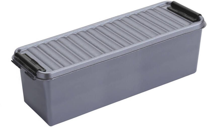 Merkloos Sunware Q-Line opbergboxen opbergdozen 1 3 liter 20 x 15 x 14 cm kunststof Praktische opslagboxen Opbergbox