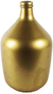 Countryfield vaas mat goud glas XL fles D23 x H38 cm