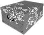 Merkloos Opbergbox Opbergdoos grijs 51 x 37 cm Opbergbox - Thumbnail 1