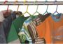 Merkloos Kinder kledinghangers 6x stuks plastic 28 cm Kledinghangers - Thumbnail 1