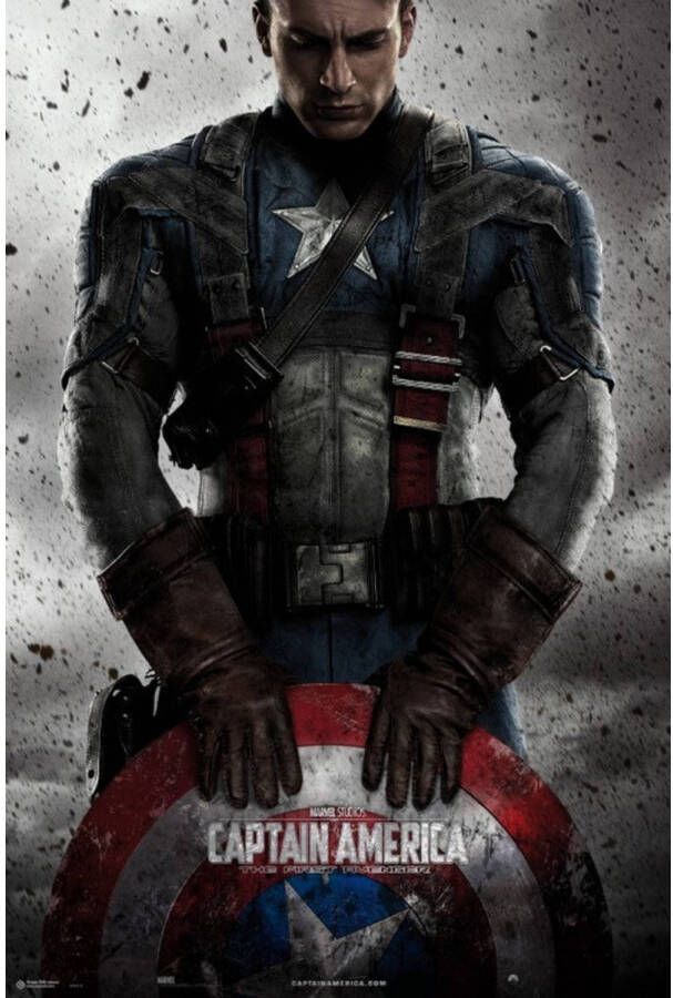 Merkloos Poster Marvel Captain America 61x91 5cm
