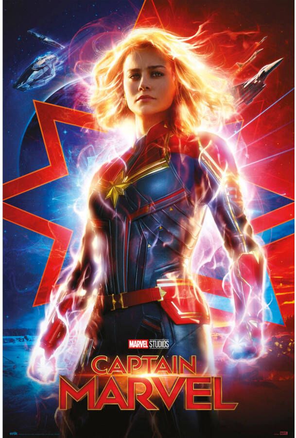 Merkloos Poster Marvel Captain Marvel One Sheet 61x91 5cm