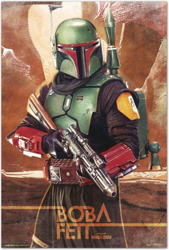 Merkloos Poster Star Wars Boba Fett 61x91 5cm