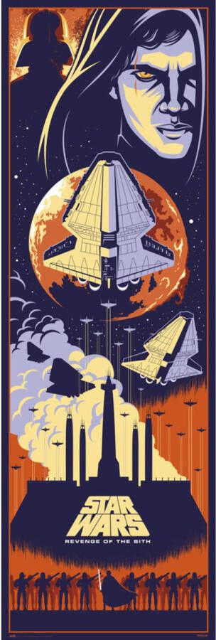 Merkloos Poster Star Wars Episode III-b 53x158cm