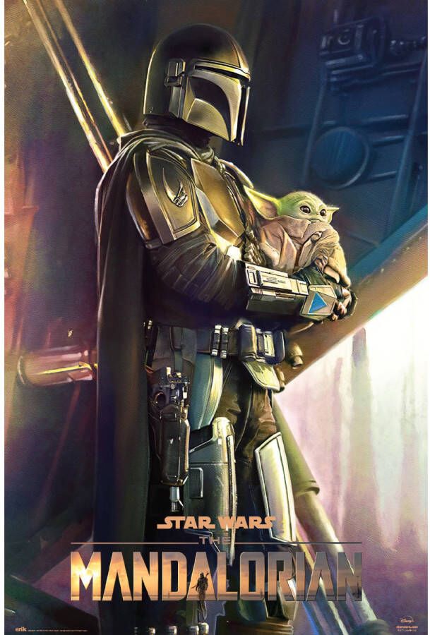 Merkloos Poster Star Wars The Mandalorian Clan of Two 61x91 5cm