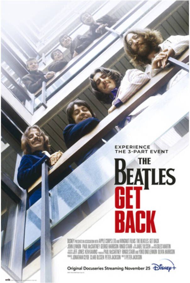 Merkloos Poster The Beatles Get Back 61x91 5cm