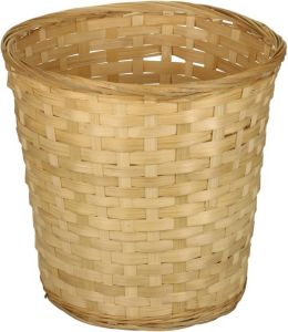 Trendoz Ronde rieten bamboe manden mandjes 26 x 24 cm Keuken artikelen opberg manden Huis decoratie accessoires Opbergmanden