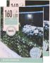 Merkloos Set van 2x stuks kerstverlichting lichtnetten netverlichting 200 x 100 cm helder wit Kerstversiering kerstdecoratie Kerstverlichting lichtgordijn - Thumbnail 1