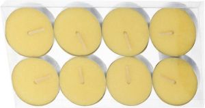 Merkloos Set Van 32x Anti Muggen Waxine Lichtjes Geurkaarsen Citrus Geur Anti-muggen Citronella Kaarsen