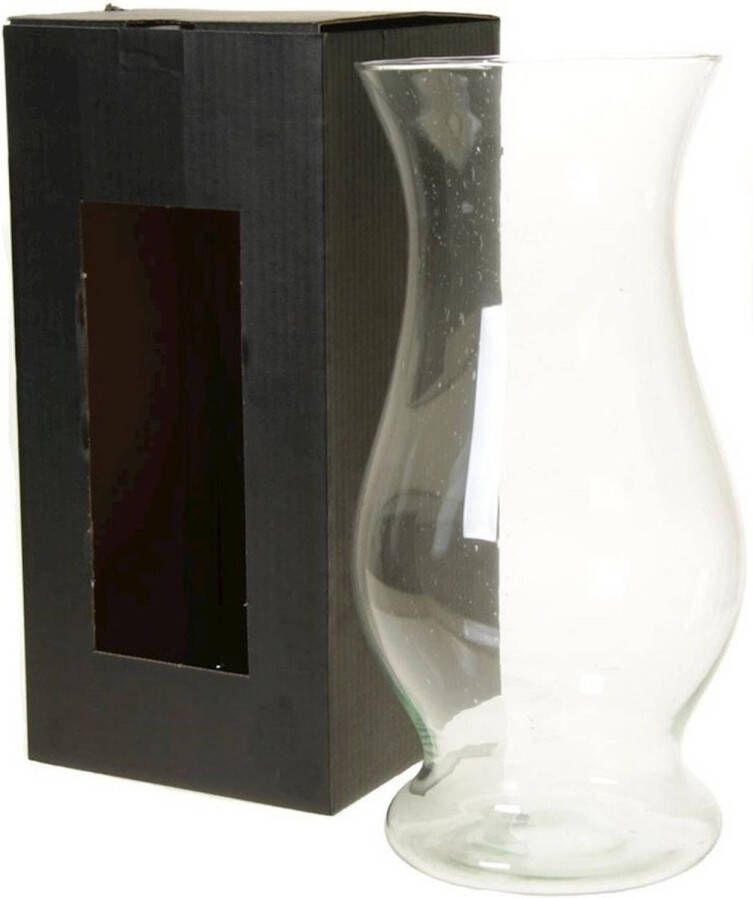 Merkloos Glazen kelk vaas van helder glas 40 cm Vazen Bloemenvaas Decoratievaas Vazen
