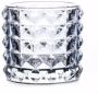 Merkloos Theelichthouders waxinelichthouders Lyon lichtblauw glas 10 cm Windlichten kaarsenhouders woonaccessoires Waxinelichtjeshouders - Thumbnail 1