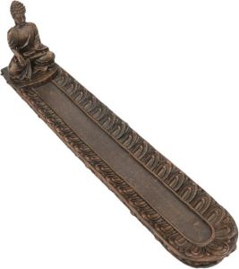Merkloos Wierookhouder Indische boeddha 24 cm Wierookstokjes