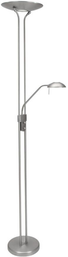 Mexlite Vloerlamp Biron H 180 cm DIM mat chroom