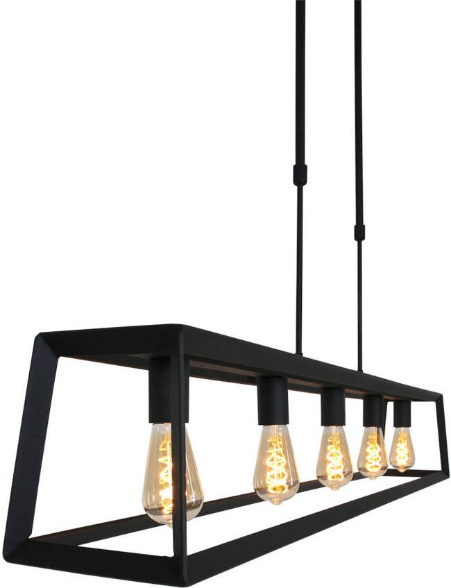 Mexlite Hanglamp buckley 2675zw zwart