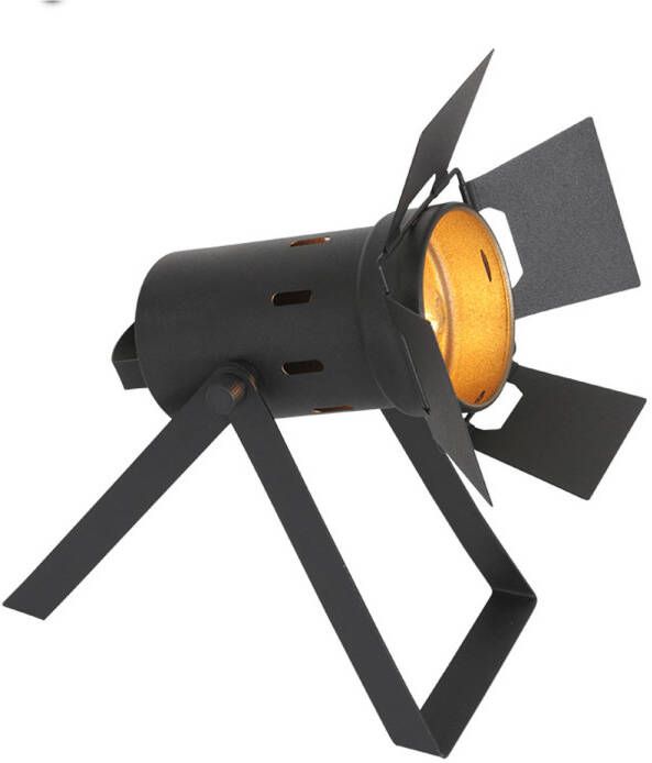 Mexlite Carré tafellamp E27 (grote fitting) zwart