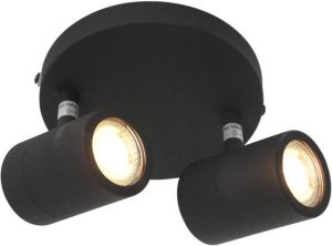 Mexlite Spot upround IP44 LED 2487zw zwart